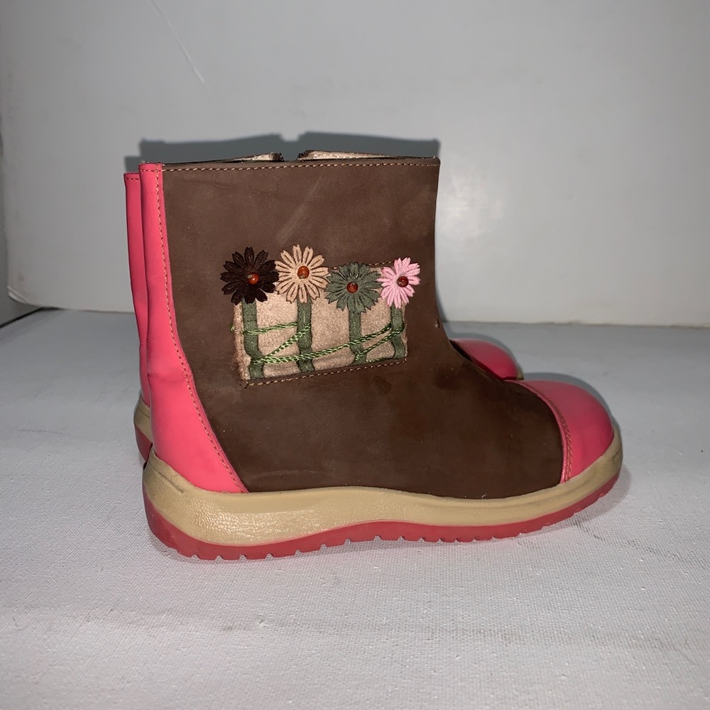 Pazitos Girls Booties “Flower Garden” Size 11